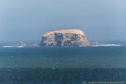 PerBol2014 056  Widok na oddaloną wyspę skalną. Klifowe wybrzeże Pacyfiku - Park Narodowy Paracas. Peru. : 2014, Paracas, Peru
