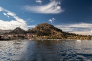 PerBol2014 120  Widok na Copacabana. Rejs na Wyspę Słońca (Isla del Sol) na jeziorze Titicaca. Boliwia. : 2014, Boliwia, Titicaca