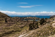 PerBol2014 128  Tarasy uprawne na Wyspie Słońca. Boliwia. : 2014, Boliwia, Isla del Sol