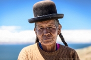 PerBol2014 140  Portret Indianki. Wyspa Słońca. Boliwia. : 2014, Boliwia, Isla del Sol