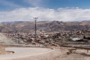 PerBol2014 165  Widok na Potosi z kopalni pod Cerro Rico. Boliwia. : 2014, Boliwia, Potosi