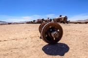 PerBol2014 182  Cmentarzysko pociągów (Cementerio de Trenes). Uyuni. Boliwia. : 2014, Boliwia, Uyuni