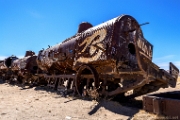 PerBol2014 183  Cmentarzysko pociągów (Cementerio de Trenes). Uyuni. Boliwia. : 2014, Boliwia, Uyuni