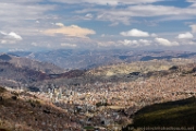 PerBol2014 223  Widok na La Paz. Boliwia. : 2014, Boliwia, La Paz