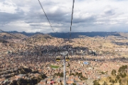 PerBol2014 224  Widok z kolejki linowej. La Paz. Boliwia. : 2014, Boliwia, La Paz