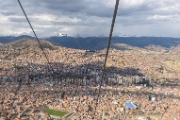 PerBol2014 225  Widok z kolejki linowej. La Paz. Boliwia. : 2014, Boliwia, La Paz