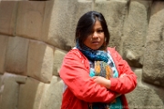 PerBol2014 371  Peruwianka przy Hatunrumiyoc. Cuzco. Peru. : 2014, Cusco, Peru