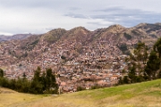 PerBol2014 381  Widok na Cuzco z Saqsaywaman. Peru. : 2014, Cusco, Peru
