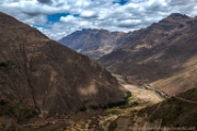PerBol2014 420  Widok na Świętą Dolinę rzeki Urubamba. Pisac. Peru. : 2014, Peru, Pisac