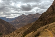 PerBol2014 423  Widok na tarasy i dolinę. Pisac. Peru. : 2014, Peru, Pisac
