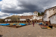 PerBol2014 480  Kościół z czasów kolonialnych, zbudowany na ruinach budowli Inków. Chinchero. Peru. : 2014, Machuqolqa, Peru